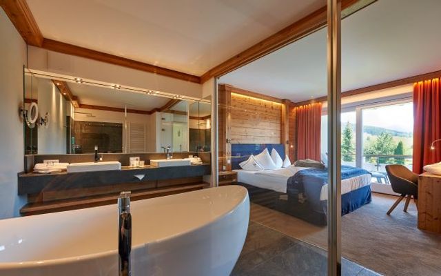 Hotel Zimmer: Suite "Bergblick" mit Südbalkon oder Terrasse - Dein Engel