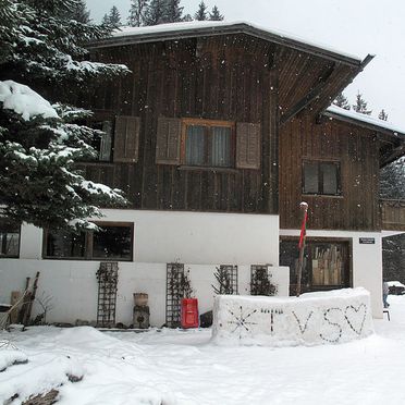 Außen Winter 36, Chalet Wühre im Silbertal, Silbertal, Montafon, Vorarlberg, Österreich