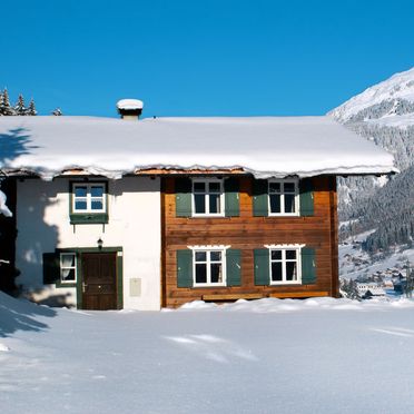 Außen Winter 21, Chalet Fitsch im Montafon, Gortipohl, Montafon, Vorarlberg, Österreich