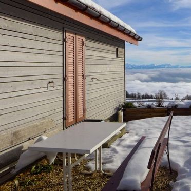 Außen Winter 35, Ferienchalet la Frêtaz im Jura, Bullet, Jura, Jura, Schweiz