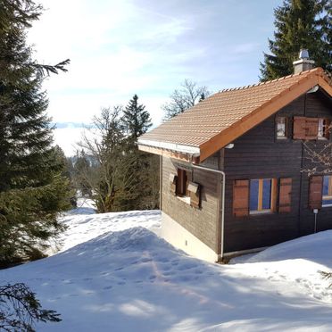 Außen Winter 25, Ferienchalet de la Vue des Alpes im Jura, La Vue-des-Alpes, Jura, Jura, Schweiz