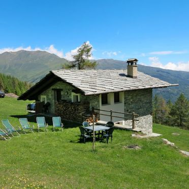 Außen Sommer 3, Chalet Casot Brusa, Sampeyre, Piemont, Piemont, Italien