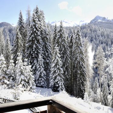 Außen Winter 30, Chalet Baita El Deroch, Predazzo, Dolomiten, Trentino-Südtirol, Italien