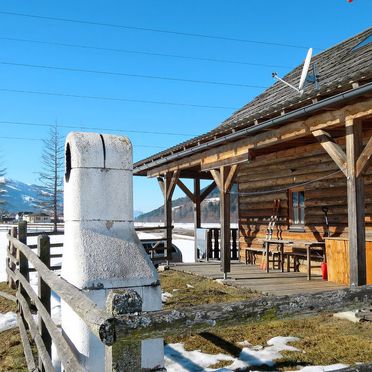 Außen Winter 21, Blockhütte Steiner, Stein an der Enns, Steiermark, Steiermark, Österreich